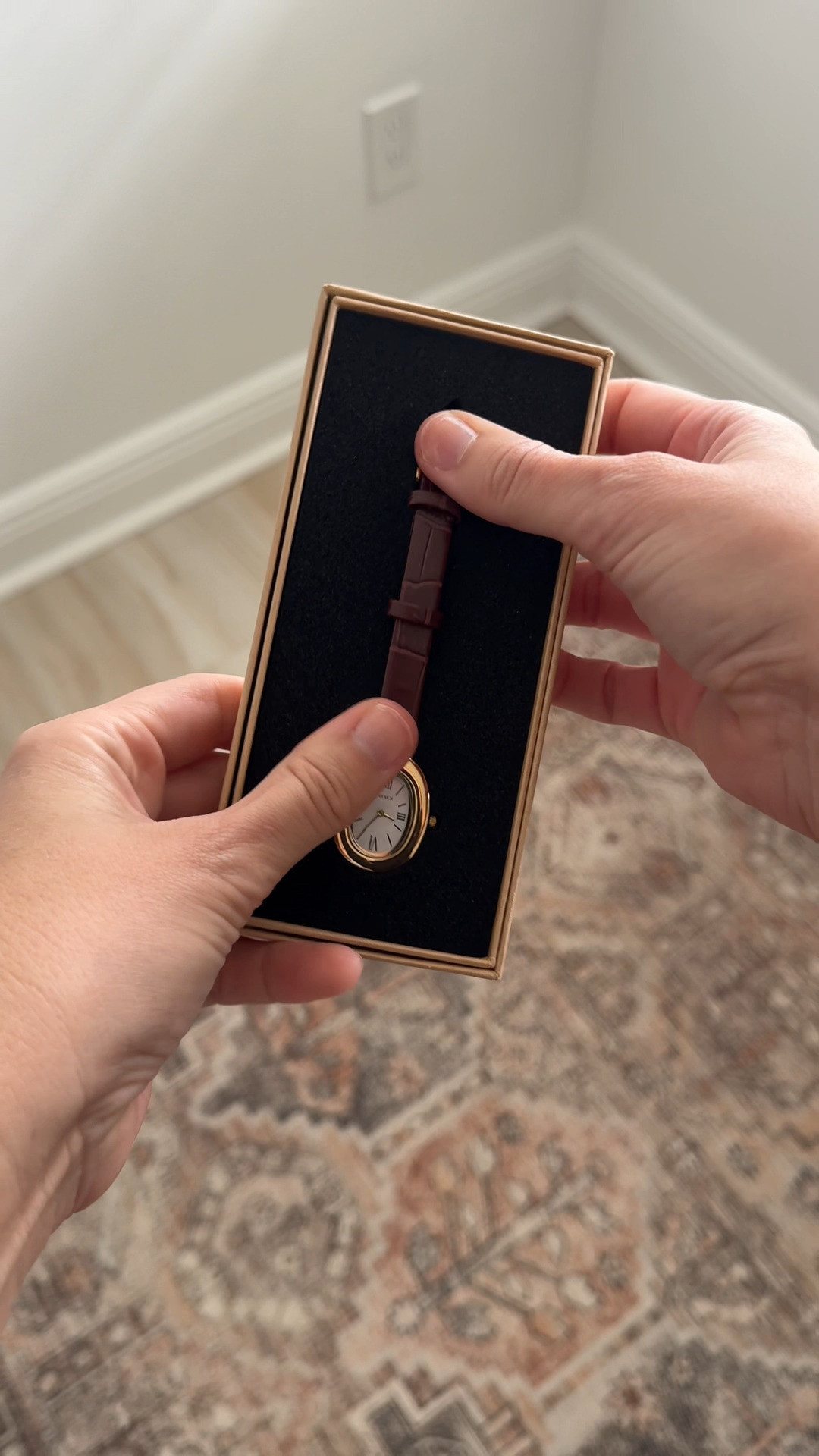 This skinny leather watch is my everyday favorite for a simple, polished look. The thin leather strap and dainty face feel so classic and minimalist, and it layers perfectly with gold bracelets for an easy wrist stack. Warm brown and cognac leather tones make it a go to fall accessory that works with casual outfits, work looks, and date night. Such an affordable find that looks way more expensive, and it makes a thoughtful gift for her too.

#leatherwatch #womenswatch #minimalistwatch #daintyjewelry #wriststack #fallaccessories #everydaystyle #giftsforher #amazonfashion #amazonfinds  

 #LTKgrwm #LTKootd #LTKOver40