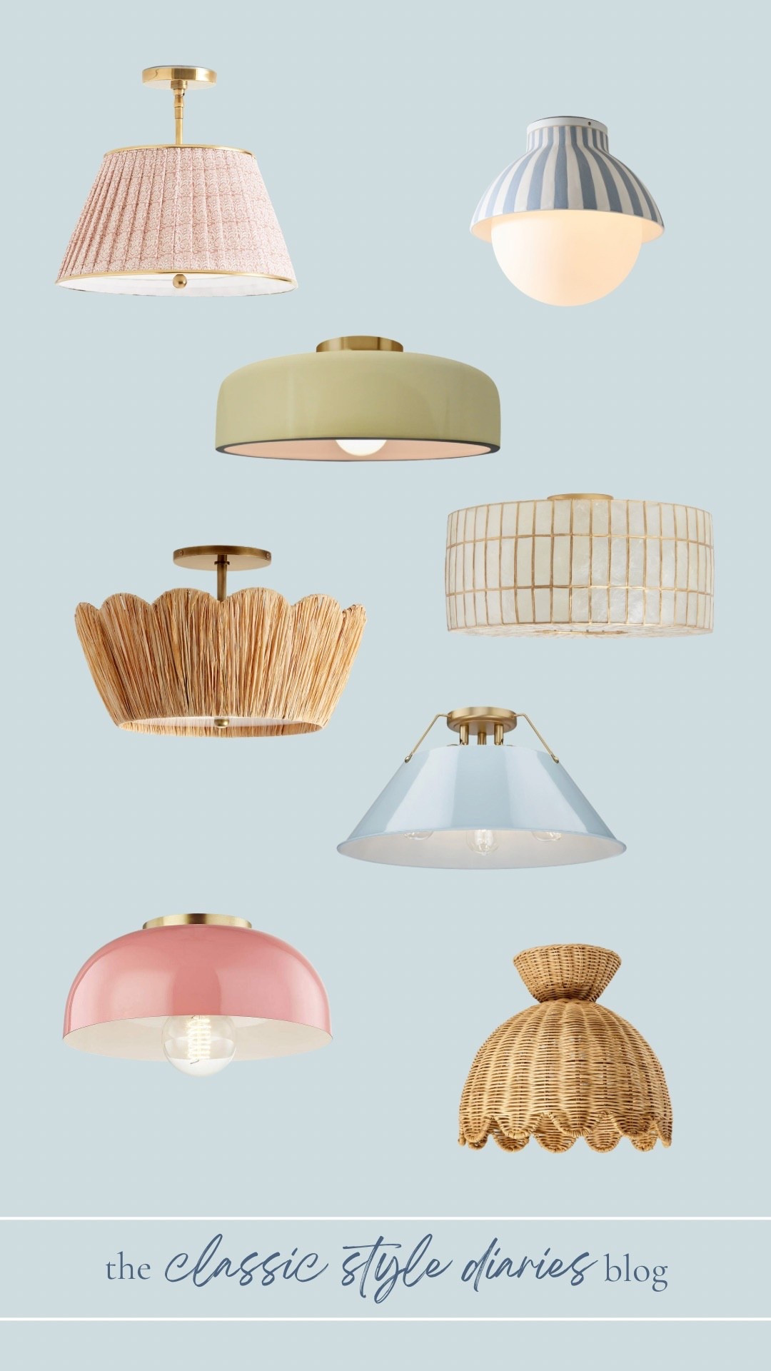 Looking for a way to add personality to your space? Use a fun flush mount or semi flush mount light fixtures! Love these colorful and textural options. Some come in other color options too! Perfect to dress up a bathroom, foyer, hallway, kids rooms and more  

#LTKHome #LTKSaleAlert