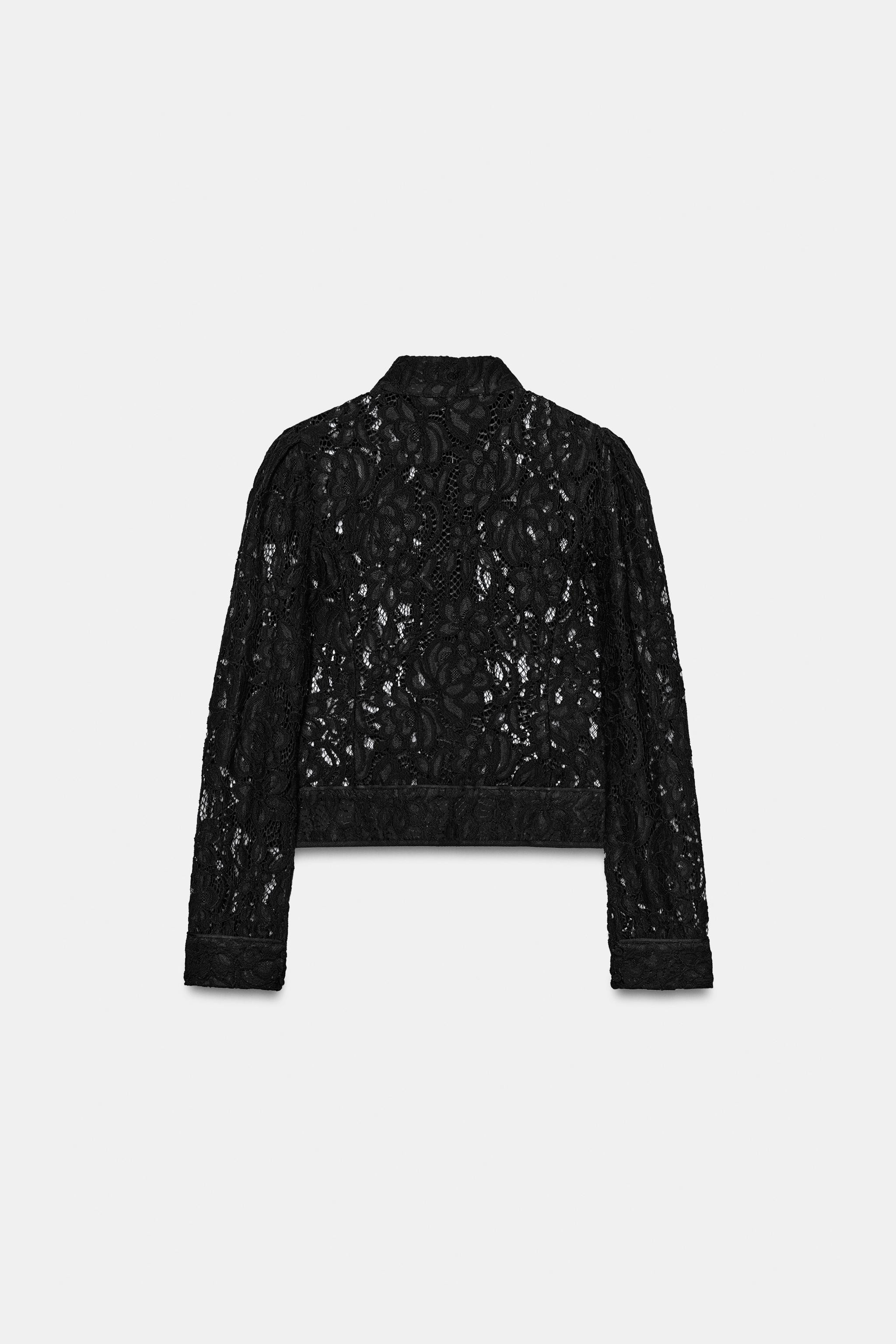 ZW COLLECTION LACE BLAZER | Zara US