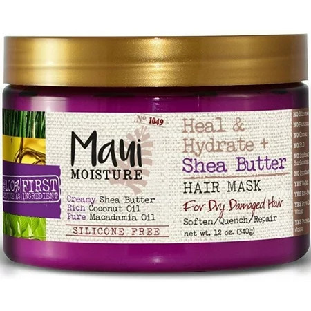 Maui Moisture Heal & Hydrate + Shea Butter Hair Mask 12 oz (Pack of 2) | Walmart (US)