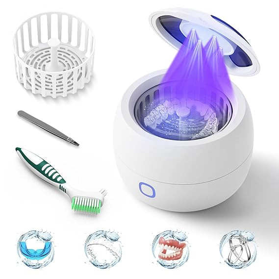 2025 Ultrasonic Retainer Cleaner Machine – 45kHz Retainer Cleaner for Night Guards, Mouth Guard... | Amazon (US)