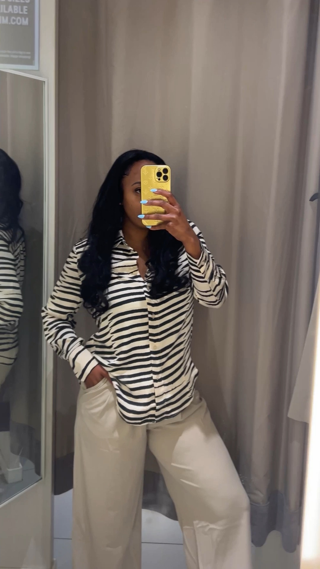 Business casual outfit with printed collar shirt from H&M.

Blazer size SM
Collar shirt size SM
Wide leg pants US 6

work attire, office outfits, neutral outfit, women’s suit, affordable fashion, printed blouse

#LTKSeasonal #LTKFind #LTKfit