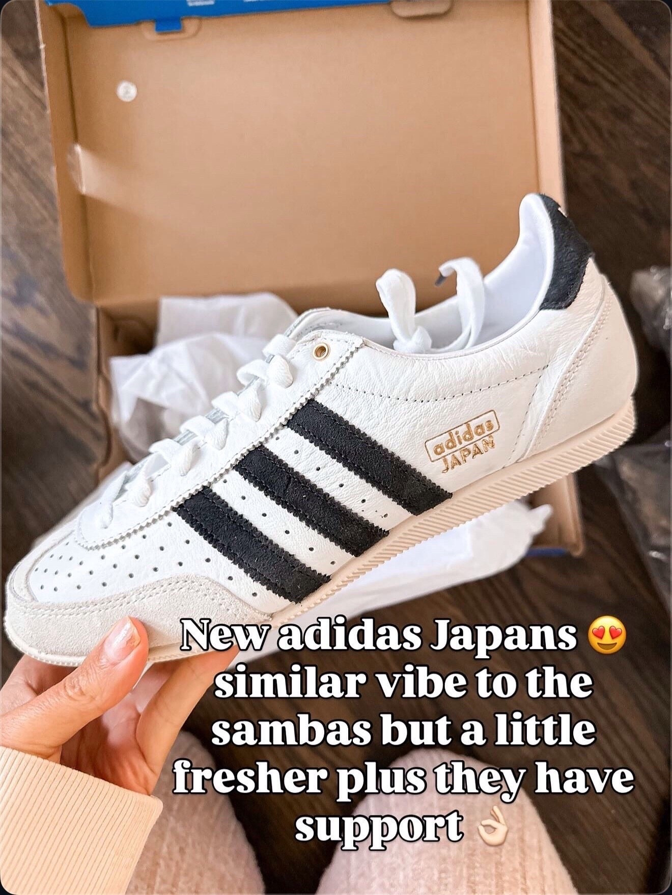 The new Adidas Japans just dropped and they’re SO good. Same chic vibe as the Sambas but slightly sleeker — and they have support 🙌 Perfect for errands, travel, or casual days. I live in these 

Follow my LTK @mrscasual on the @shop.LTK app to view this post and get my exclusive app-only content

#LTKSeasonal #LTKGiftGuide #LTKHoliday