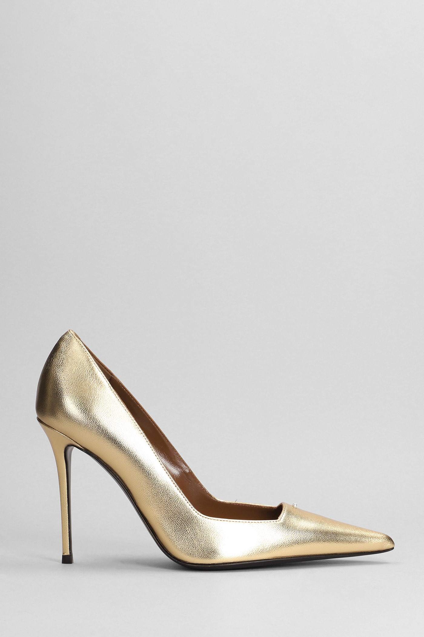 Giuseppe Zanotti Raquel Pump 105 Pumps In Gold Leather | Italist.com US