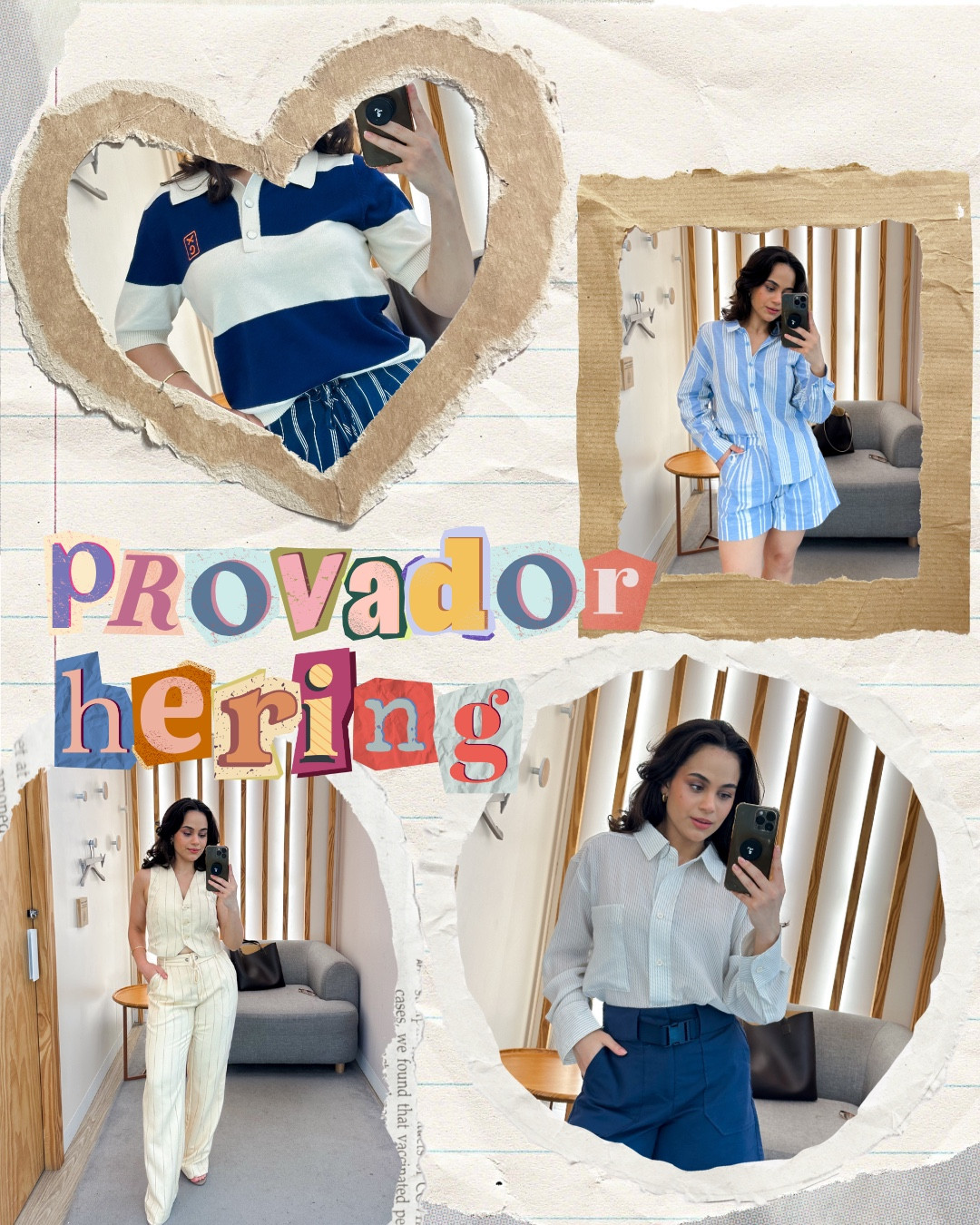 1º look: 
Camisa P 
Shorts 38, mas tinha que ser o 36/34

2º look: 
Camisa P 
Shorts 36

3º look 
Polo Feminina P
Shorts P

4º look
Polo masculina P 
Shots P

5º look 
Colete P 
Calça 34

6º look
Polo Feminina P 
Calça 38, mas tinha que ser 36 provavelmente 😬

Minhas medidas:
Busto 89
Cintura 73
Quadril 94
Altura 1,53 
Eu visto 36/38

#LTKdicadeestilo #LTKbeleza #LTKbrasil