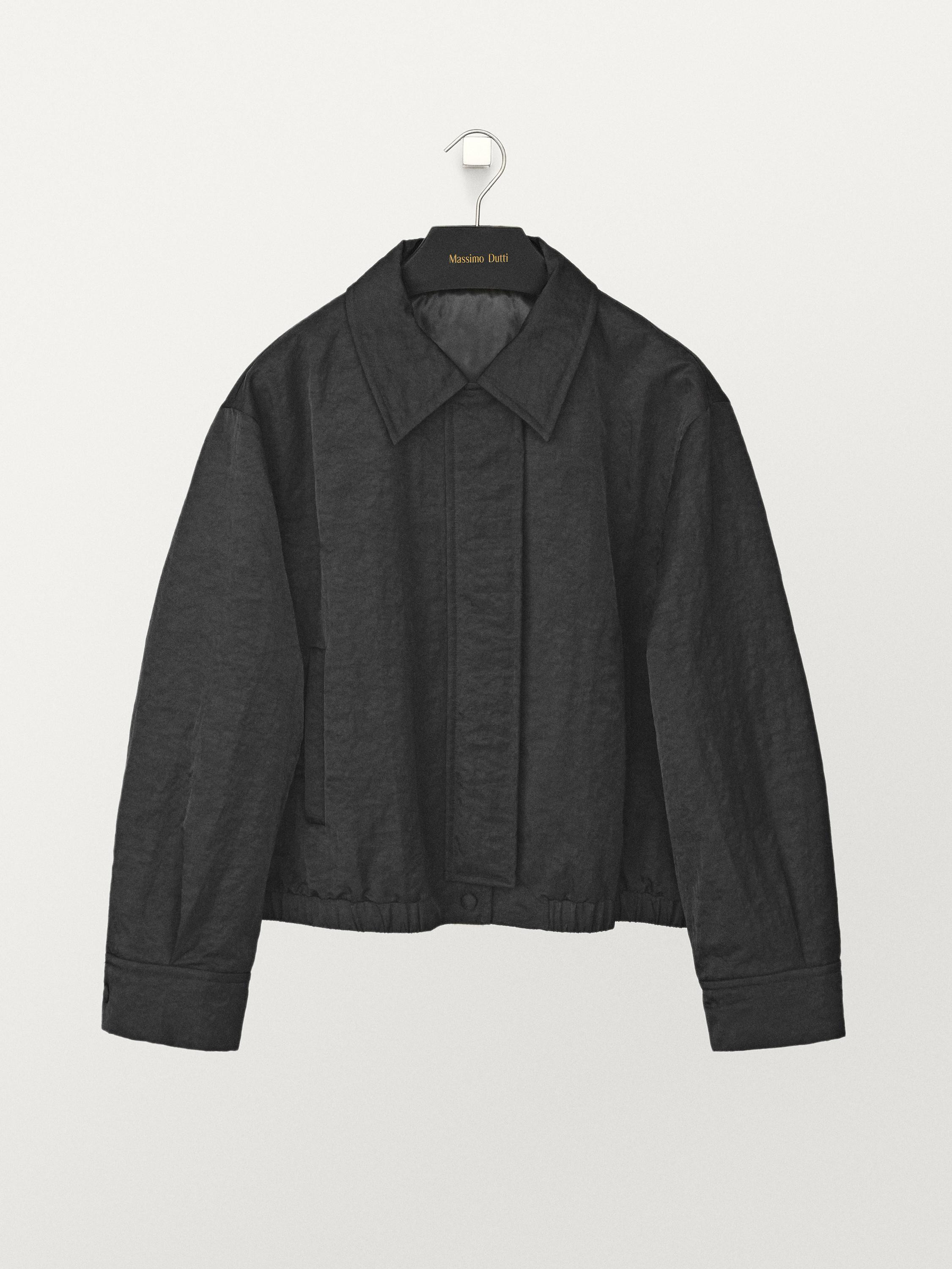 Short bomber jacket | Massimo Dutti US