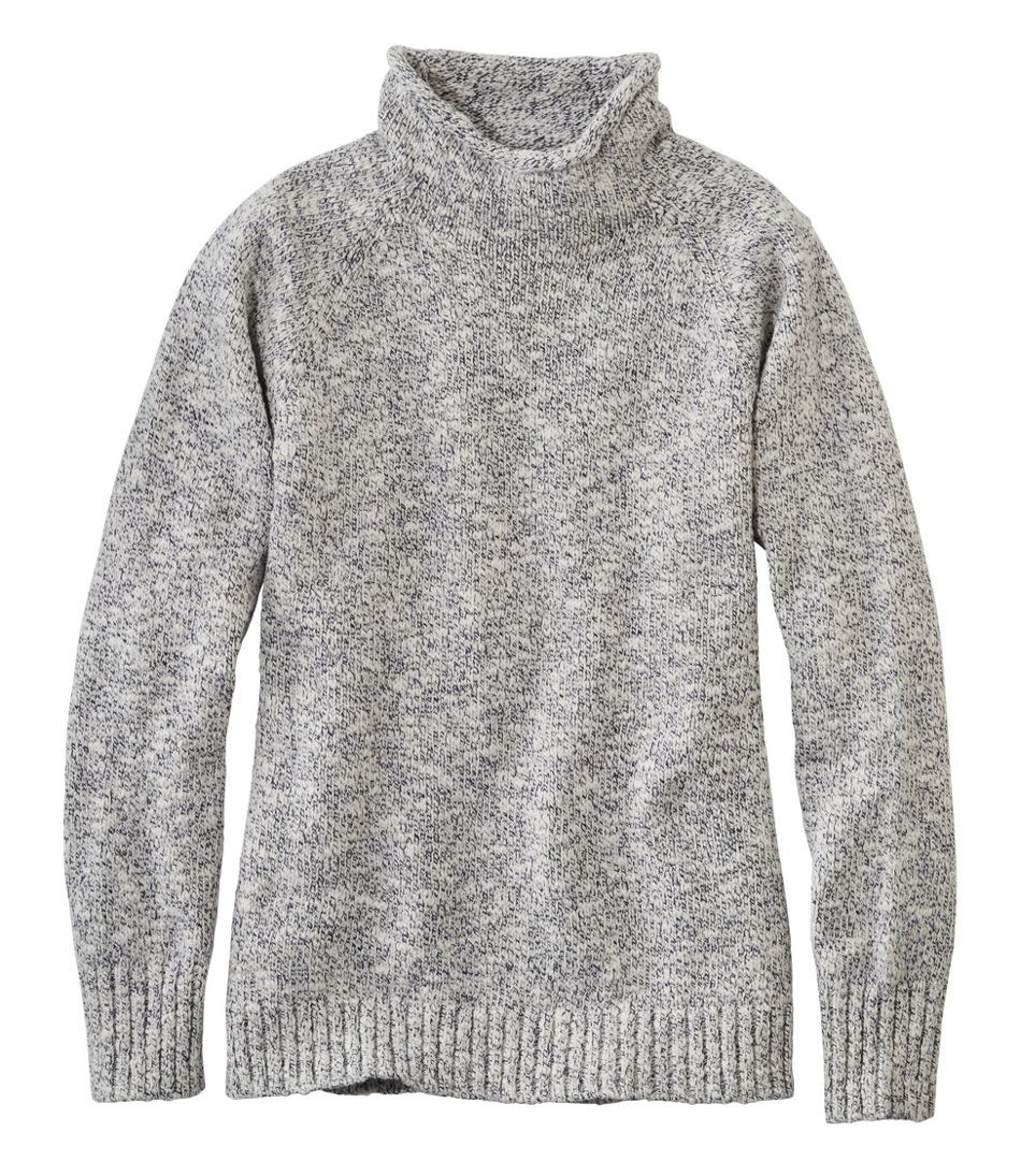 Women's Cotton Ragg Sweater, Funnelneck Pullover | L.L. Bean
