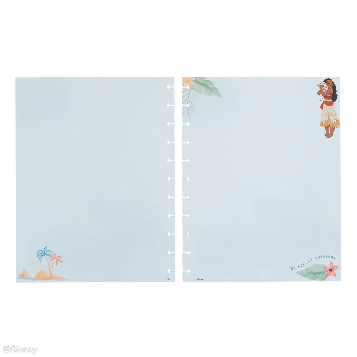 Disney Moana - Dotted Lined Big Filler Paper - 40 Sheets | Happy Planner