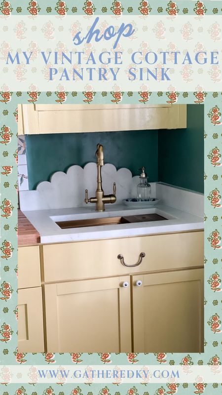 Vintage cottage pantry sink brass bar sink kitchen cottage core 

Vintage home decor cottage home decor fixer upper home decor affordable home decor 

#LTKhome #LTKSeasonal #LTKstyletip