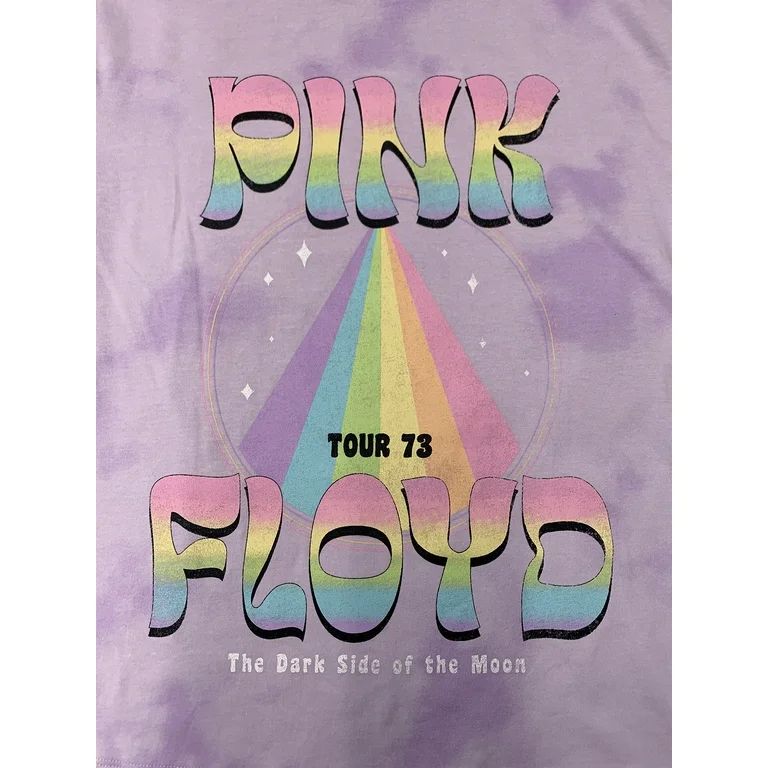 Wonder Nation Girls Pink Floyd T-Shirt, Sizes 4-18 & Plus | Walmart (US)