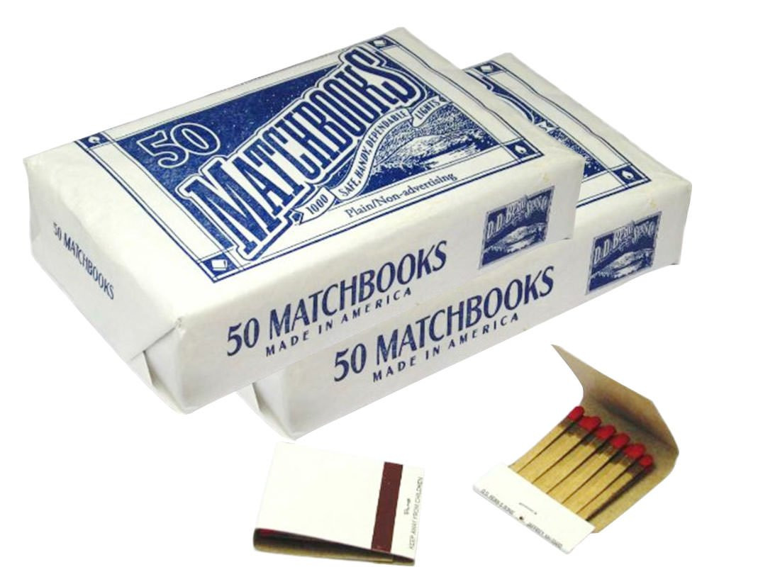 100 Plain White Matches Matchbooks for Wedding Birthday Wholesale Made in America | Amazon (US)
