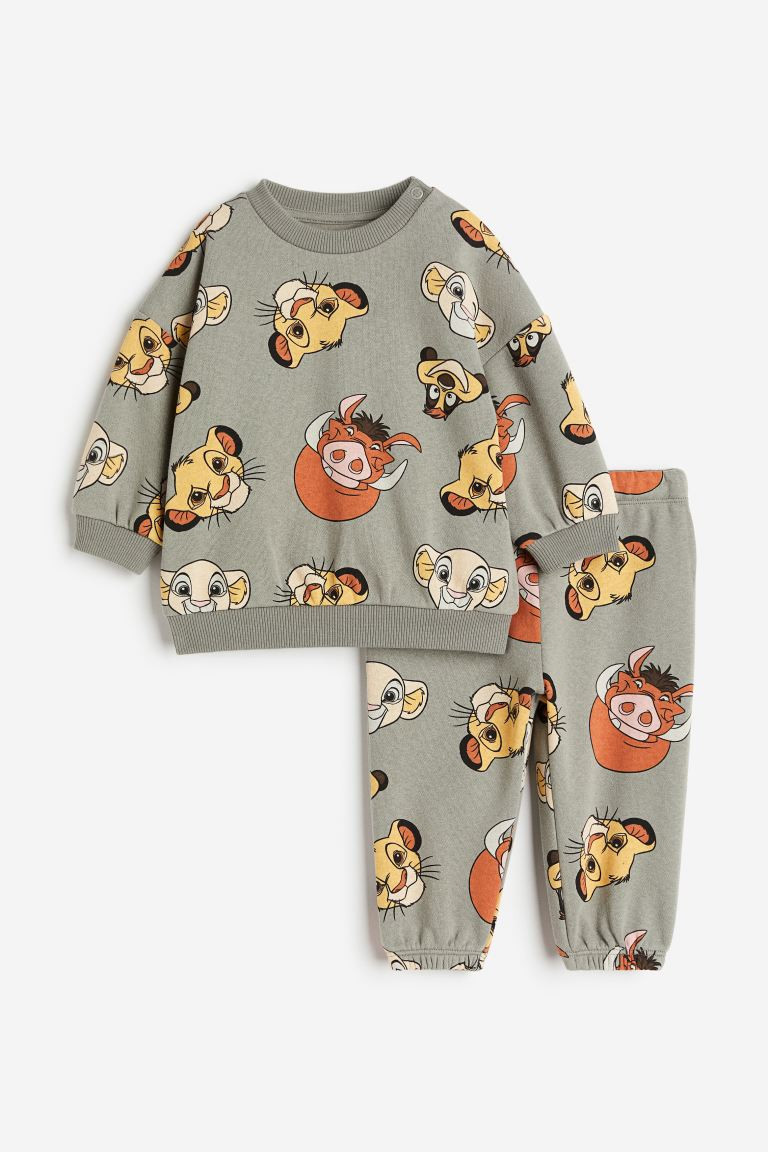 2-piece sweatshirt set | H&M (UK, MY, IN, SG, PH, TW, HK)