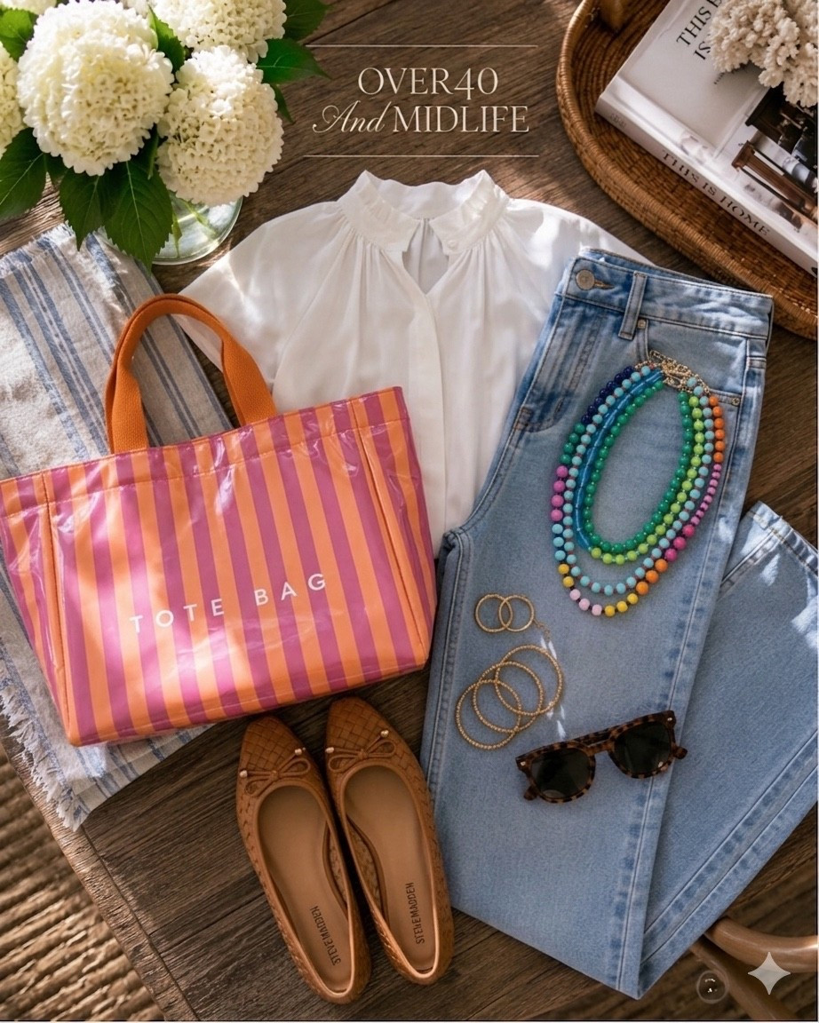 ✨Tap the bell, save and ❤️ for over 40 fashion, midlife style, midsize fashion and luxury looks for less. 

If you have a belly, want to feel polished, comfortable, and put together this summer… start here. ☀️

Breathable, flattering, and the piece I keep reaching for on repeat. 🤍

👑 Helping you look good, feel good.-Lindsey Denver   

Check back daily for belly-friendly style, confidence, and Outfit Physics™.

#LTKOver40 #LTKMidsize #LTKPlusSize