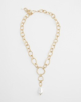 Faux Pearl Adjustable Necklace | Chico's