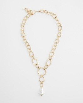 Faux Pearl Adjustable Necklace | Chico's