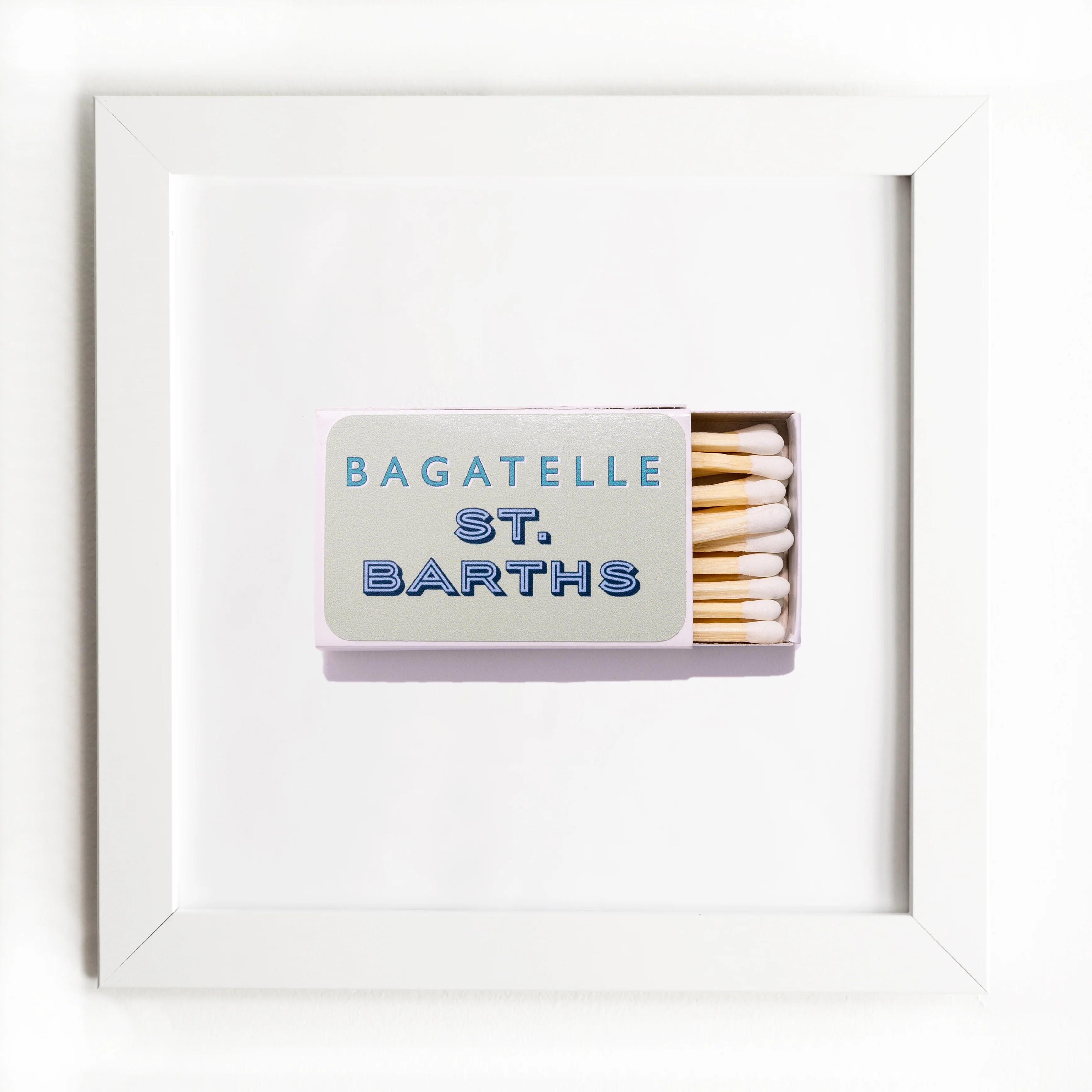 Bagatelle St Barths - Framed Print Matchbook - Gift - MatchSouth | Match South