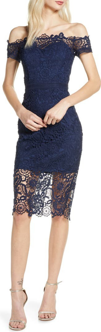Eriella Off the Shoulder Lace Dress | Nordstrom