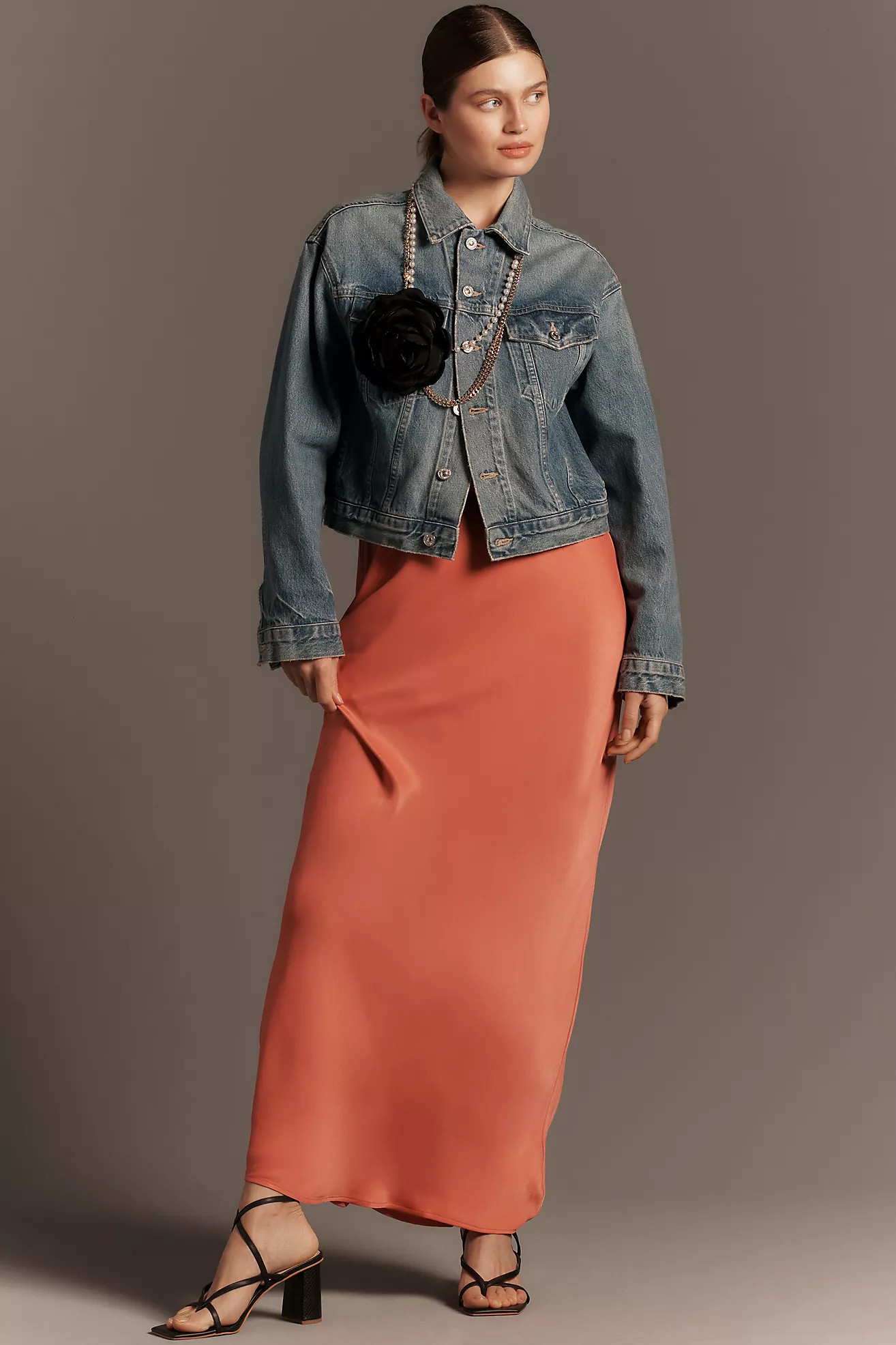 The Tilda Maxi Slip Skirt | Anthropologie (US)