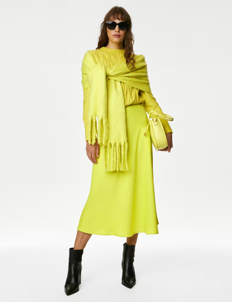 Satin Midaxi Slip Skirt | Marks & Spencer (UK)