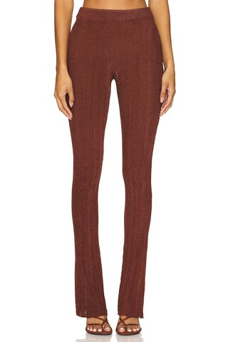 Understated Leather Satine Pants in Chocolate from Revolve.com | Revolve Clothing (Global)