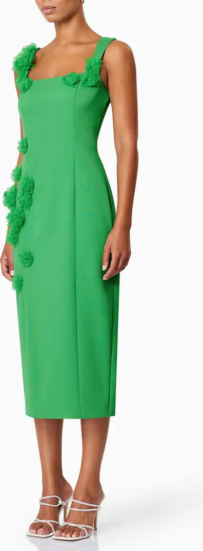 Elliatt Valeria Floral Appliqué Cocktail Sheath Dress | Nordstrom | Nordstrom