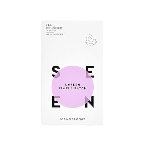 SEEN UNSEEN Pimple Patch - Hydrocolloid and Bakuchiol Formulated Spot Treatment for Face and Skin- Dermatologist Developed- Safe for Sensitive & Acne Prone Skin | Amazon (US)