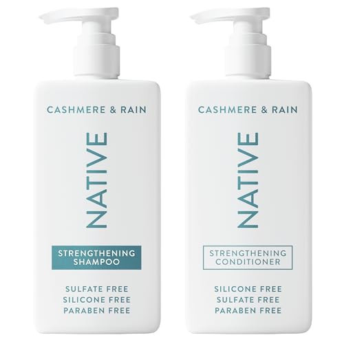 Native Cashmere & Rain Shampoo and Conditioner Contain Naturally Derived Ingredients | All Hair Types, Color & Treated, Fine to Dry Damaged, Sulfate & Dye Free - 2-Pack | Amazon (US)