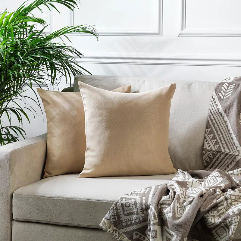 Decorative Throw Cushion Covers (Set of 2) | Wayfair North America