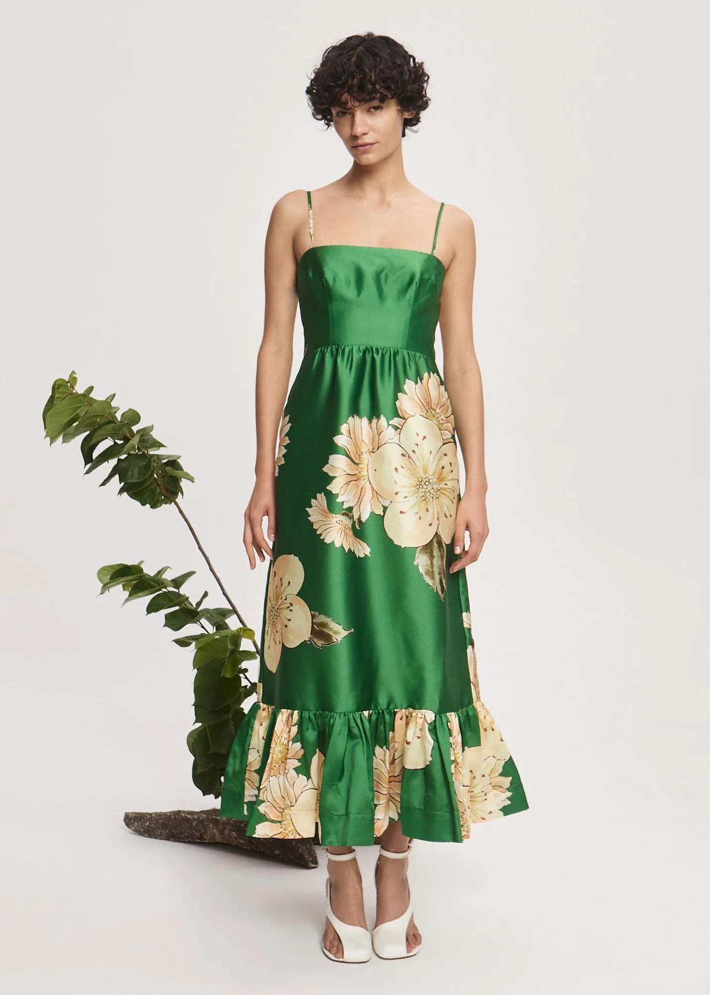 Sage Midi Dress (Green) | Milk Boutique