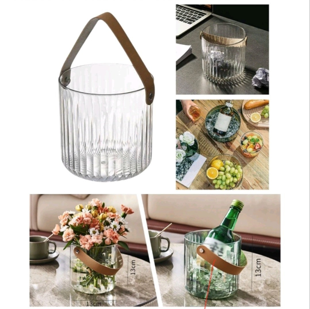 Balde de gelo acrílico ou vaso de flor.Um vaso multiuso com alça.🥰😍

#LTKhome #LTKfamily #LTKbrasil