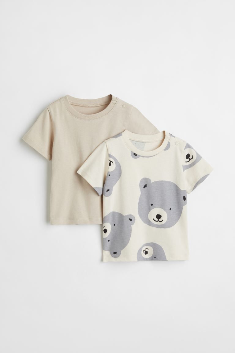 T-shirts in soft cotton jersey with ribbed neck. | H&M (US)