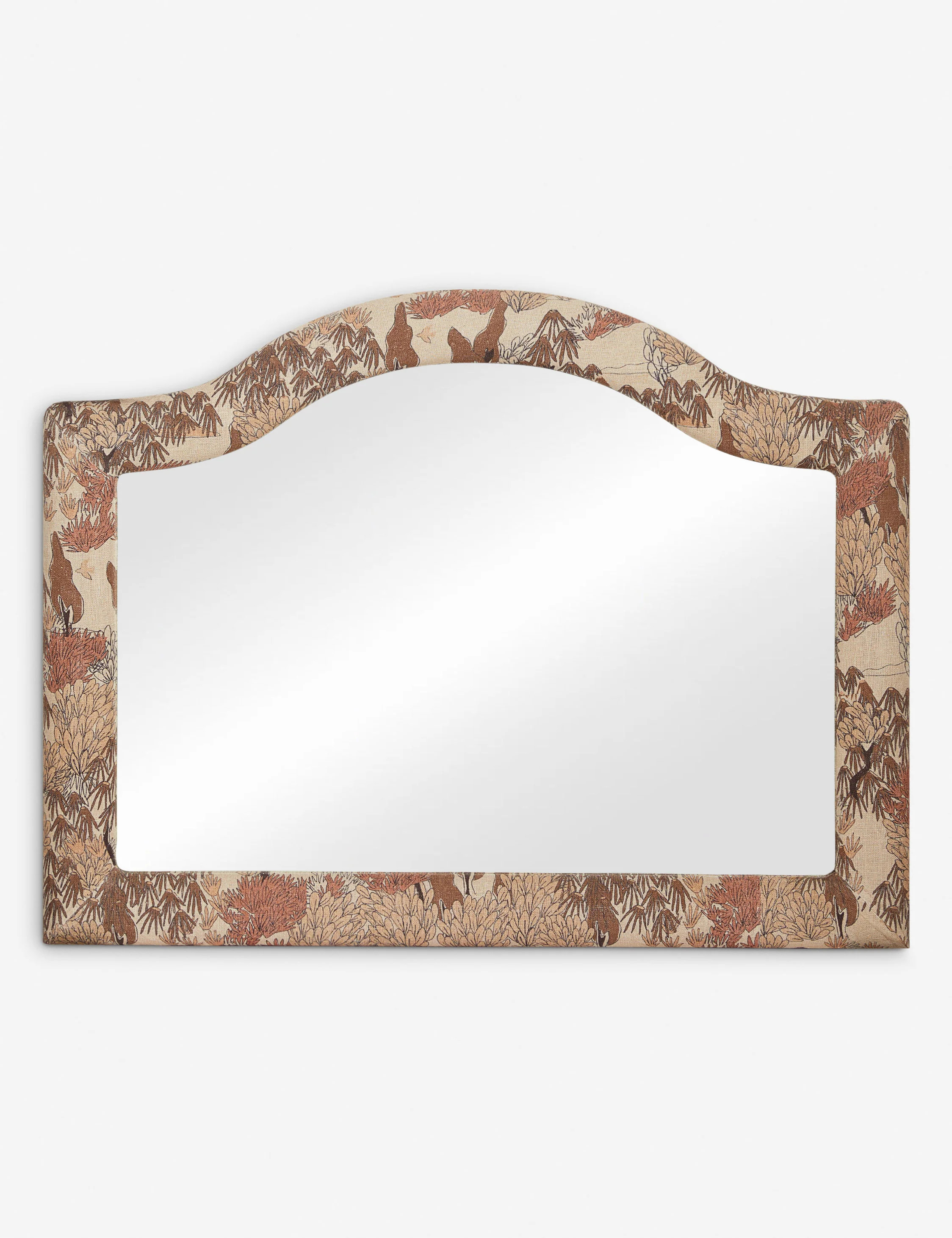 Garden Walk Upholstered Mantel Mirror by Sarah Sherman Samuel | Lulu and Georgia 