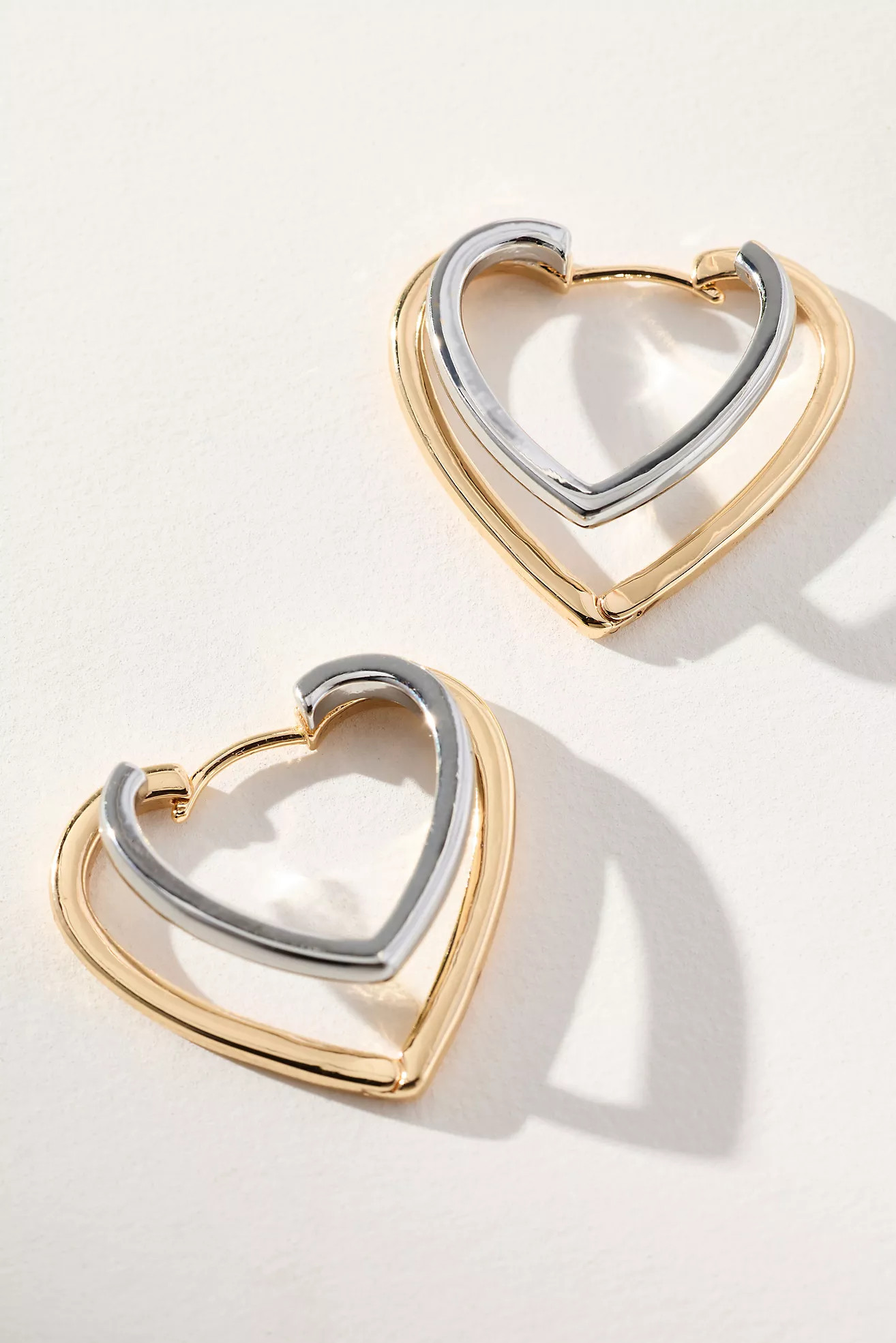 Double Heart Earrings | Anthropologie (US)