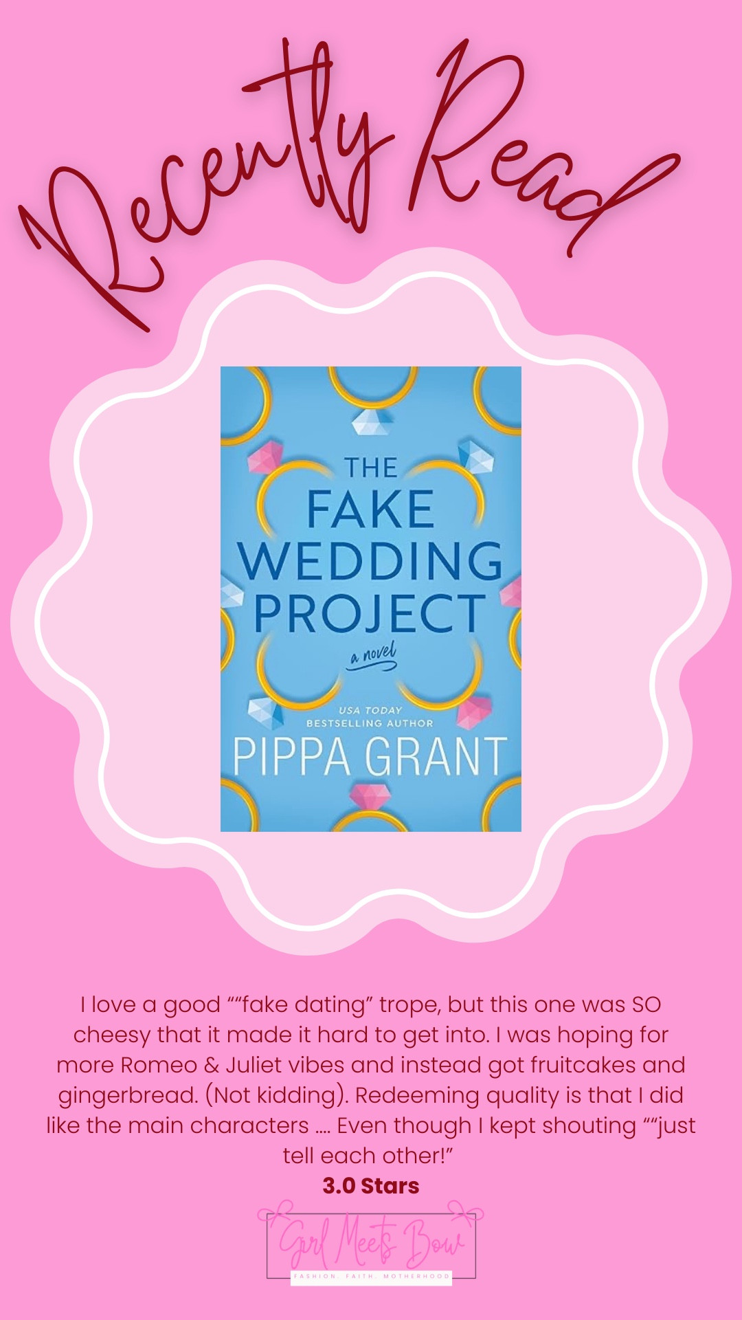 Recently read: book review 🩷