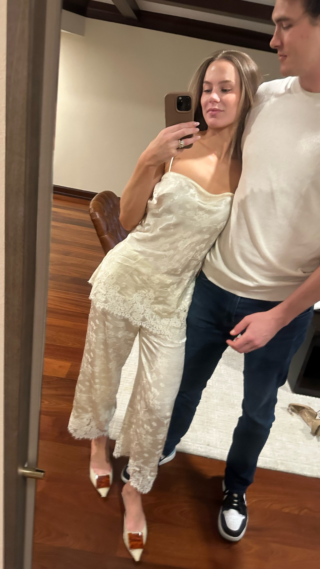 My getting ready outfit that I can wear again! (Sorry, didn’t get too many photos of it lol)
