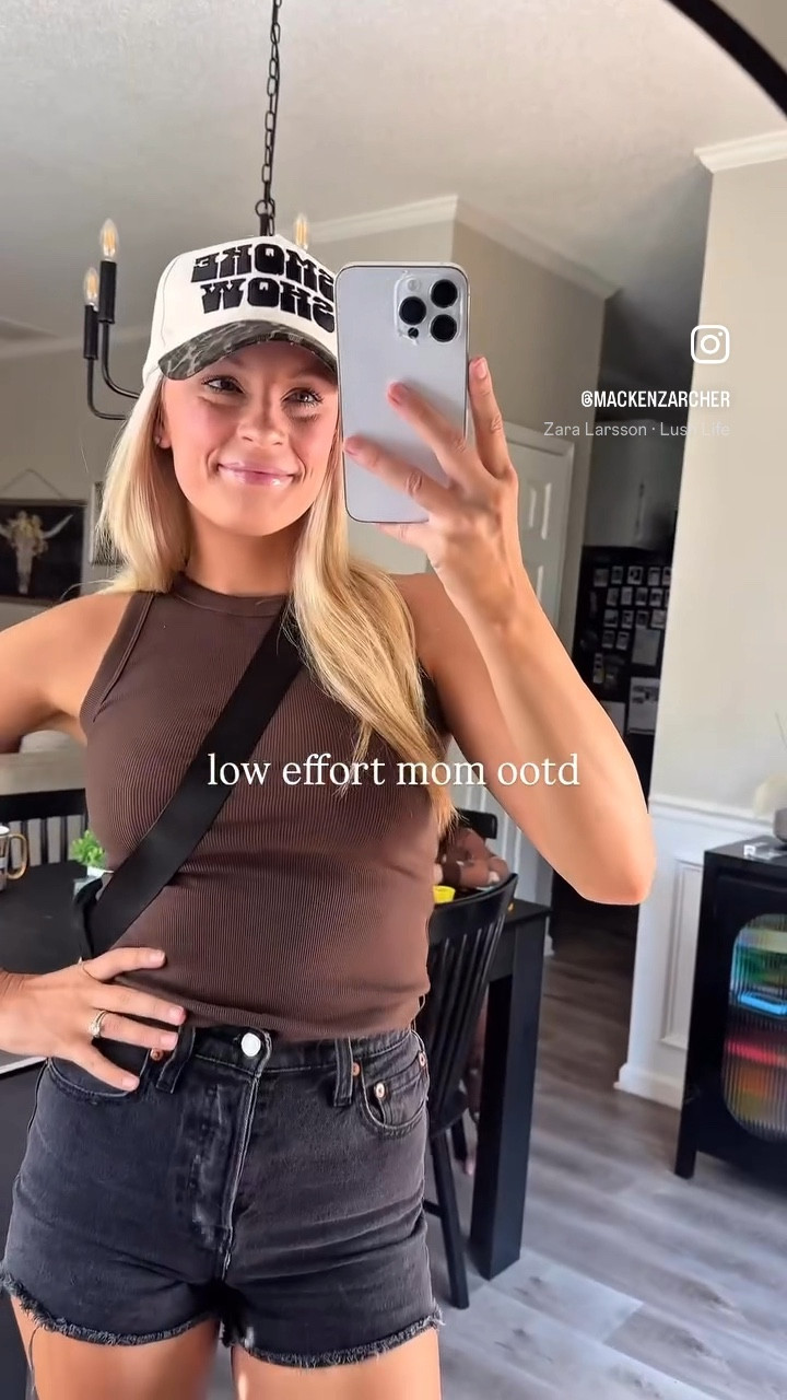 Slap on a basic tank, some levi’s, a trucker hat and you’ve got yourself a low effort mom outfit 🤠🤌🏼

These are my all time favorite tanks from Walmart!!

#momoutfit #basicstyle #walmartfind

#LTKStyleTip #LTKTravel #LTKFamily