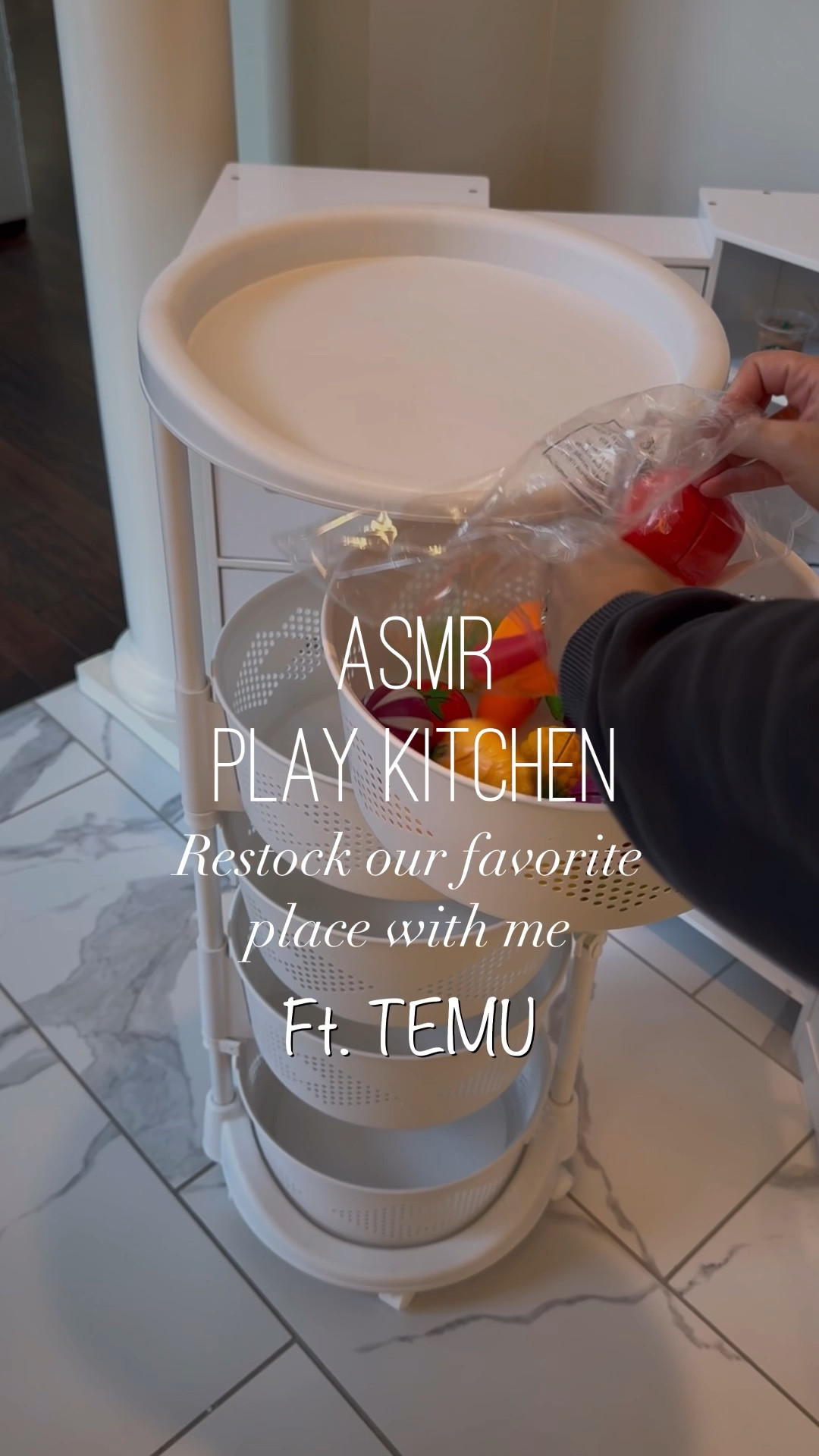 Play kitchen restock. Toy organization. Toy cart. Mom hacks. 

#LTKmomlife #LTKdayinmylife
