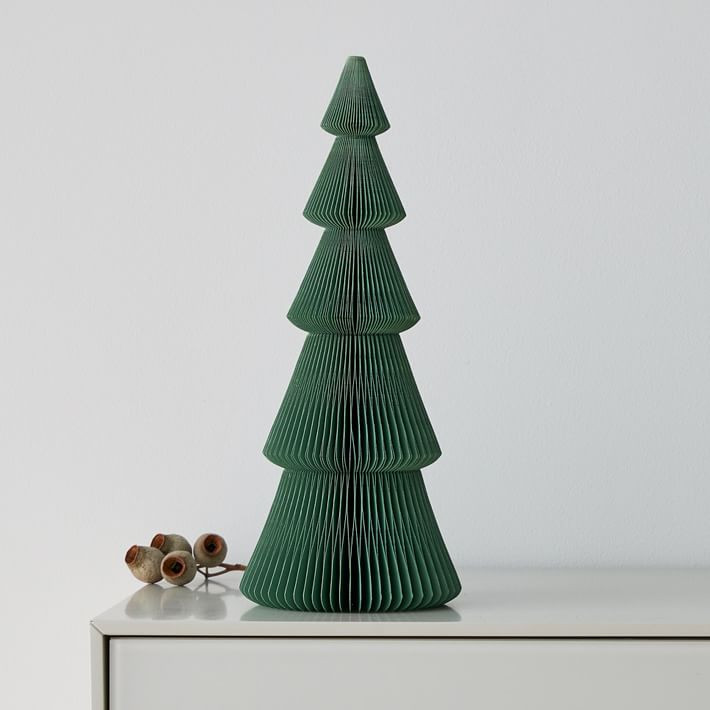 Neutral Accordion Paper Trees | West Elm (US)