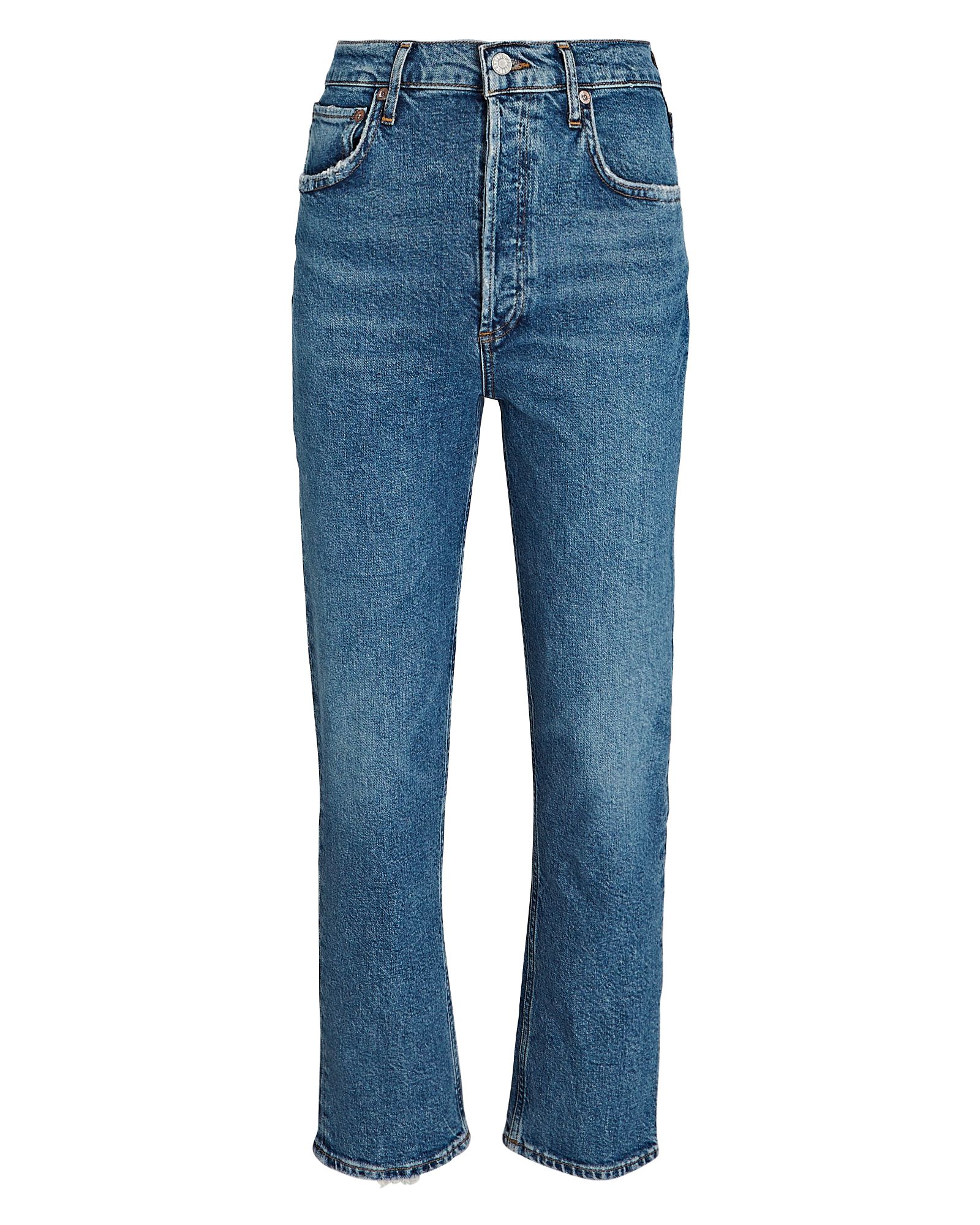 Riley High-Rise Cropped Organic Jeans | INTERMIX