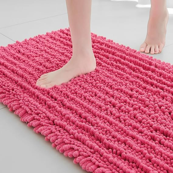 FLOLEOPA Soft Plush Microfiber Bathroom Rugs, Absorbent Bath Rugs Non Skid Machine Wash Dry Bath ... | Amazon (US)