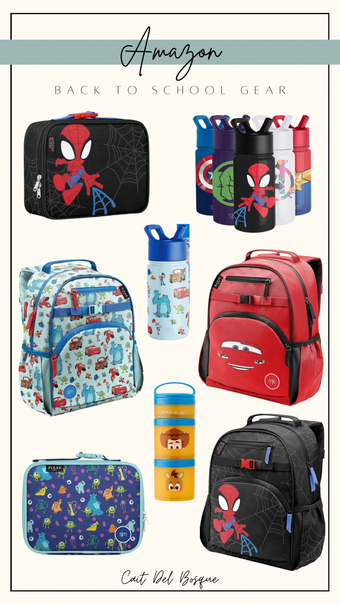 Back to School Gear! Send those littles back to school with their favorite characters in tow! The Pixar character backpack is my absolute fave!!

#backtoschool #schoolfinds #schoolgear #schoolsupplies #lunchbox #disney #backpack #kidsbackpack #kidslunchbox #simplemodern #waterbottle #lunchstorage #storagecontainers #amazonschoolfinds #amazonfinds #backtoschoolamazon

#LTKsalealert #LTKkids #LTKBacktoSchool