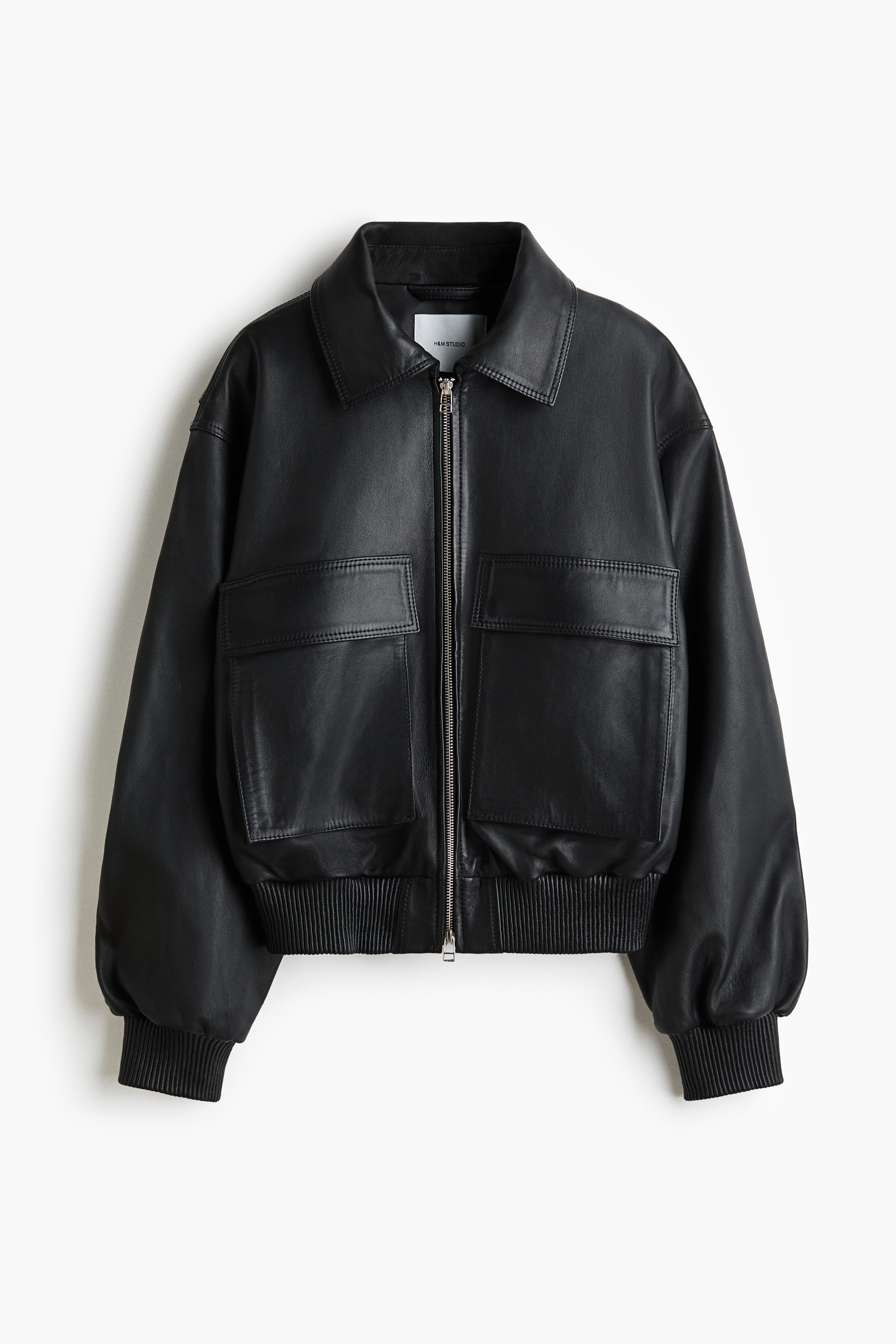 H & M - Leather jacket - Black | H&M (UK, MY, IN, SG, PH, TW, HK)