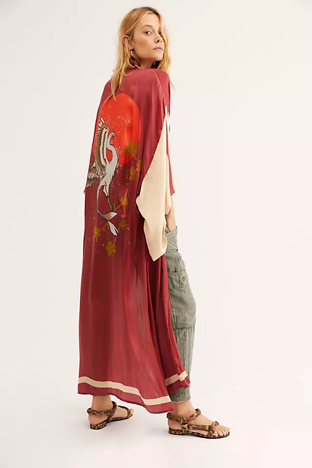 Rising Sun Maxi Kimono | Free People (Global - UK&FR Excluded)
