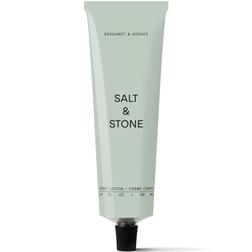 Salt & Stone Body Lotion | Scented Daily Body Lotion for Women & Men | Hydrates, Nourishes & Softens Skin | Restores Dry Skin | Fast-Absorbing | Cruelty-Free & Vegan (100 ml) (Bergamont & Hinoki) | Amazon (US)