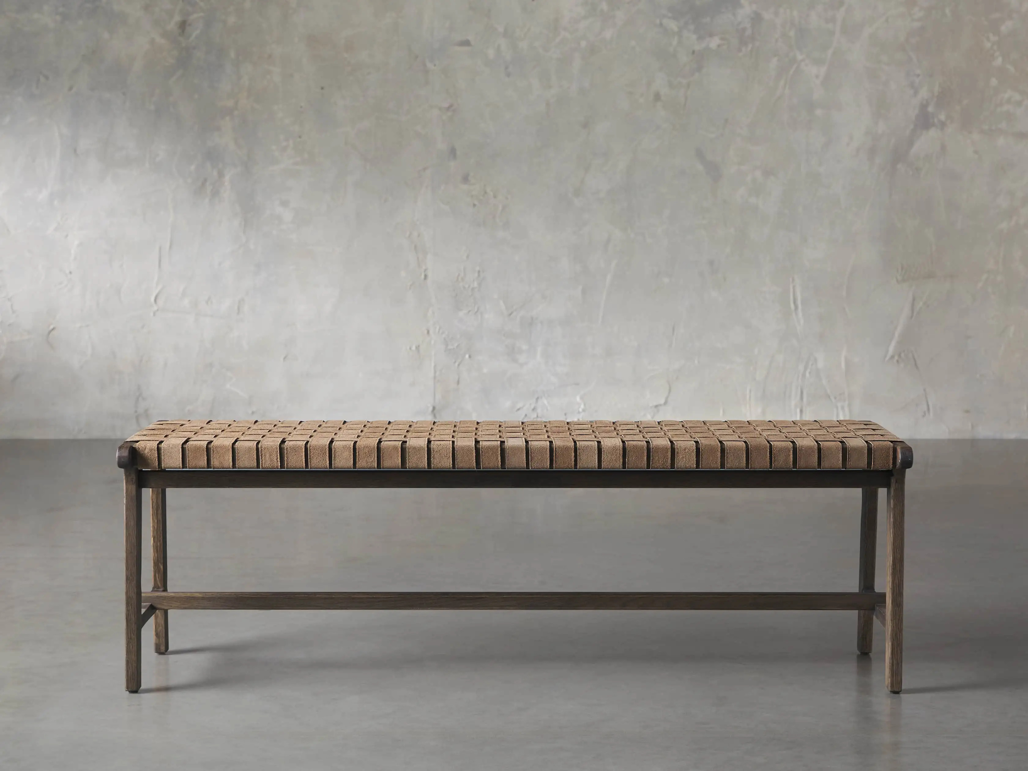 Henry Backless Bench | Arhaus