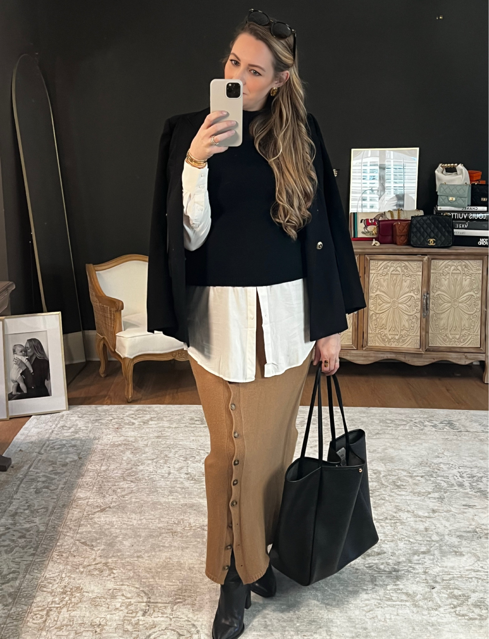 Layering love for the transitional season! Wearing some of my favorite House of Nizhoni pieces that aren’t maternity but definitely bump friendly! Love finding ways to make my current closet work as much as possible for the bump! 

#LTKBump #LTKWorkwear #LTKFindsUnder100