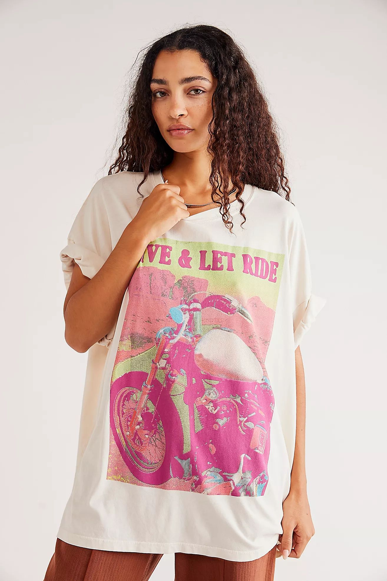 Live And Let Ride One Size Tee | Free People (Global - UK&FR Excluded)