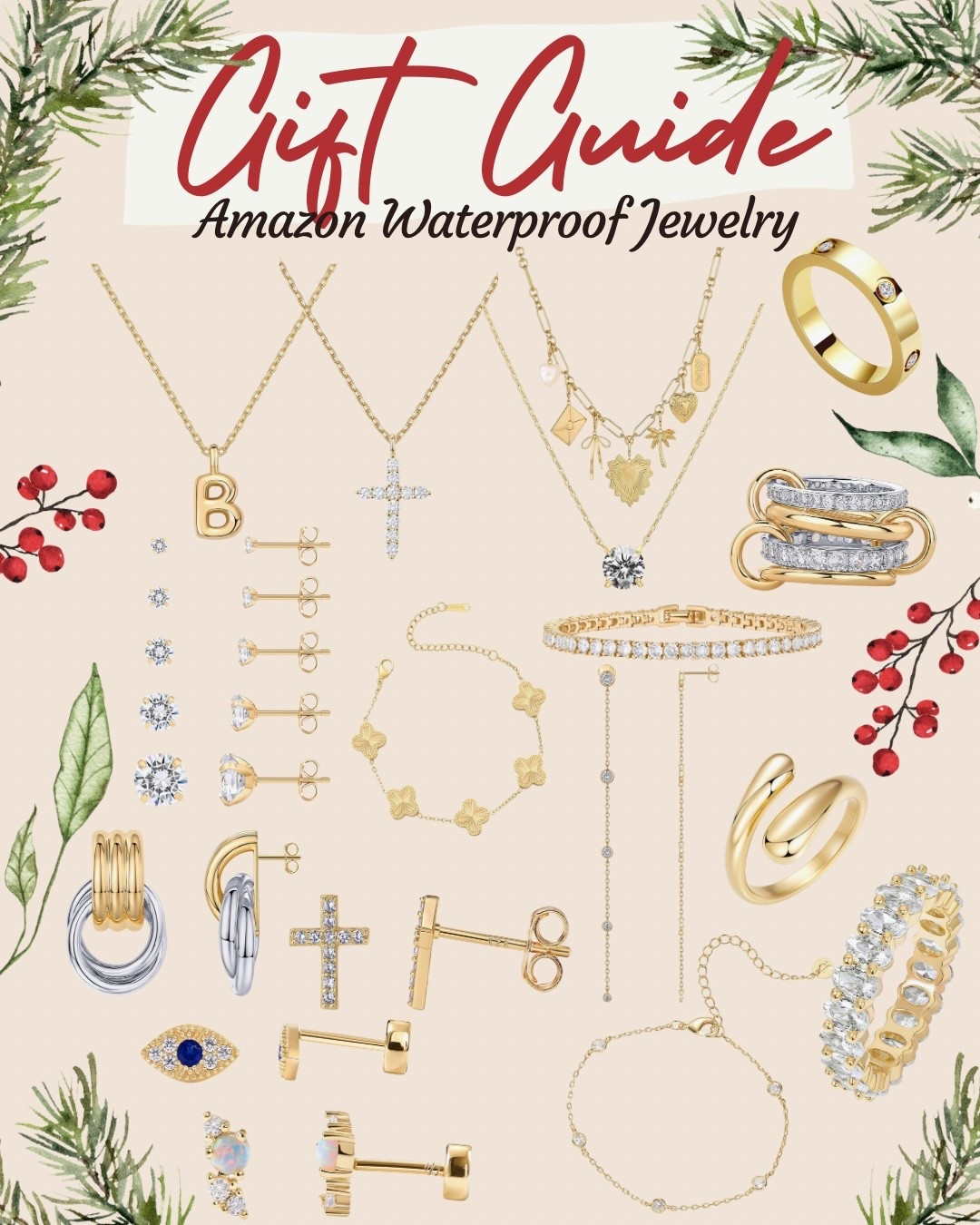 Waterproof/sweatproof jewelry perfect for everyday🫶🏼

#LTKFindsUnder50 #LTKGiftGuide #LTKHoliday