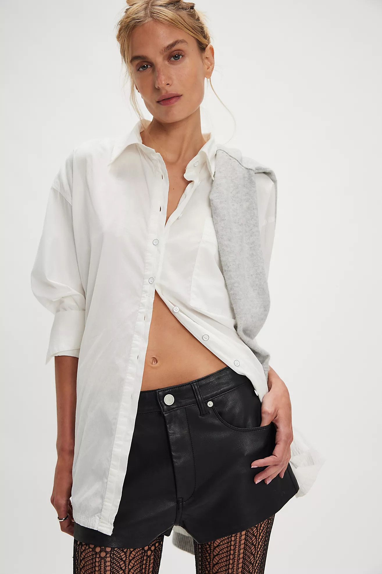 Blank NYC Rock Star Vegan Leather Shorts | Free People (Global - UK&FR Excluded)