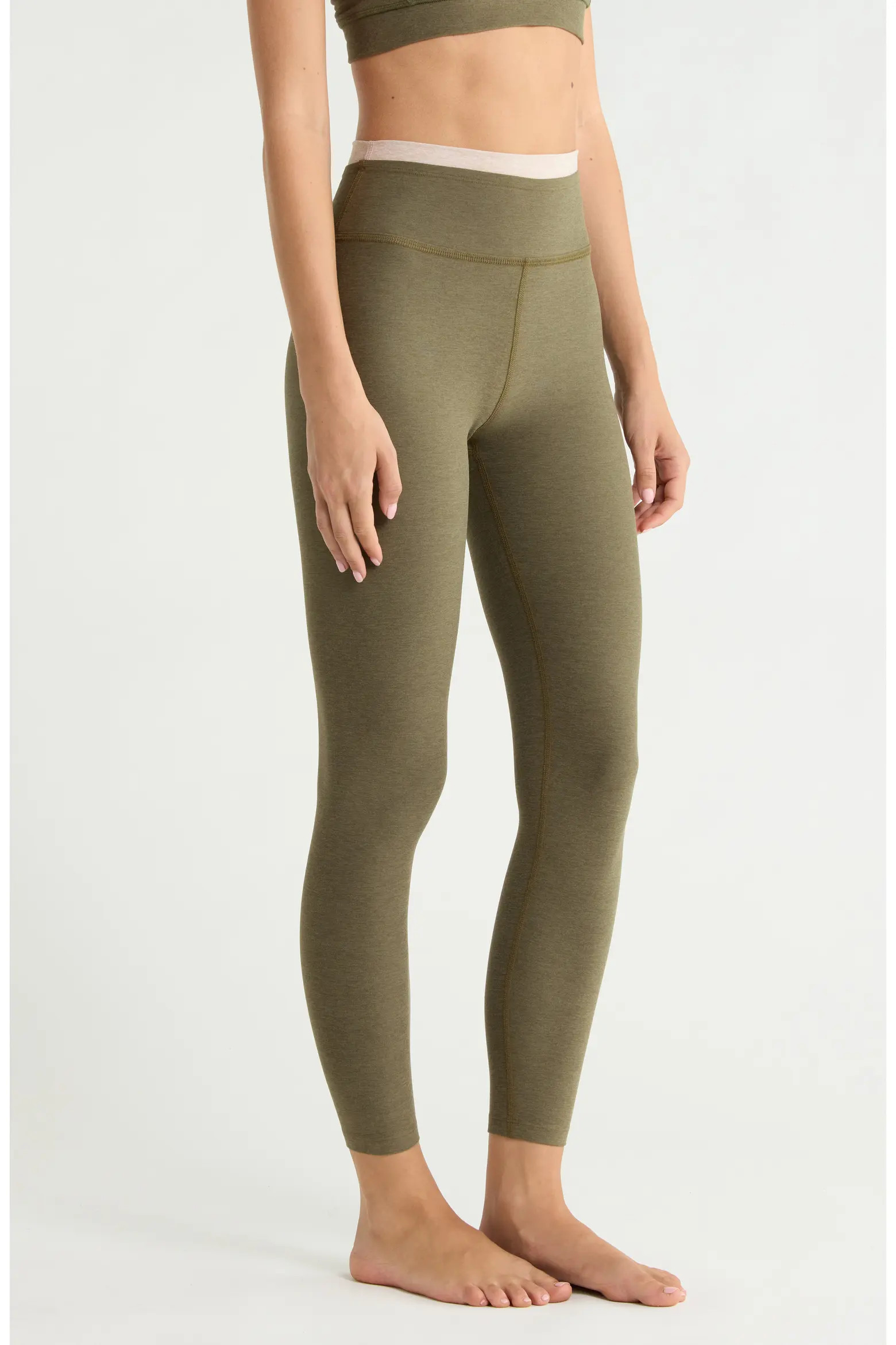 Space Dye High Waist Midi Leggings (Women) | Nordstrom | Nordstrom
